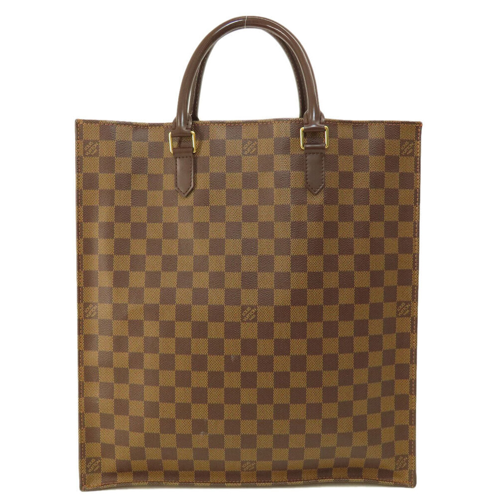 Louis Vuitton Damier Sac Tote Plat Bag Canvas